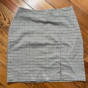 Vintage plaid mini skirt | XS
